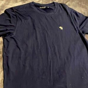 Abercrombie t shirt navy blue